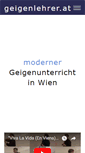 Mobile Screenshot of geigenlehrer.at