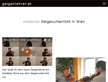 Tablet Screenshot of geigenlehrer.at